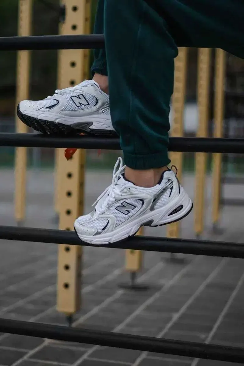 Кроссовки New Balance 530 White Navy/Кросівки NB/Чоловічі Нью Беланс — фото 2