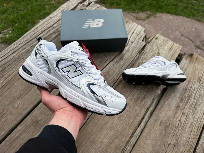 Кроссовки New Balance 530 White Navy/Кросівки NB/Чоловічі Нью Беланс — фото 3