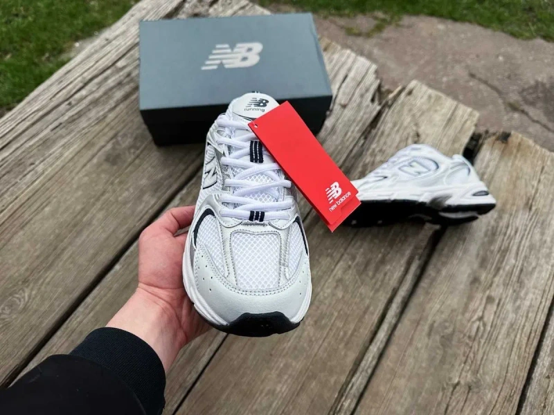 Кроссовки New Balance 530 White Navy/Кросівки NB/Чоловічі Нью Беланс — фото 4