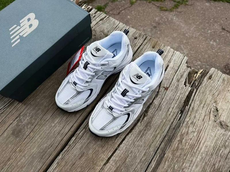 Кроссовки New Balance 530 White Navy/Кросівки NB/Чоловічі Нью Беланс — фото 6