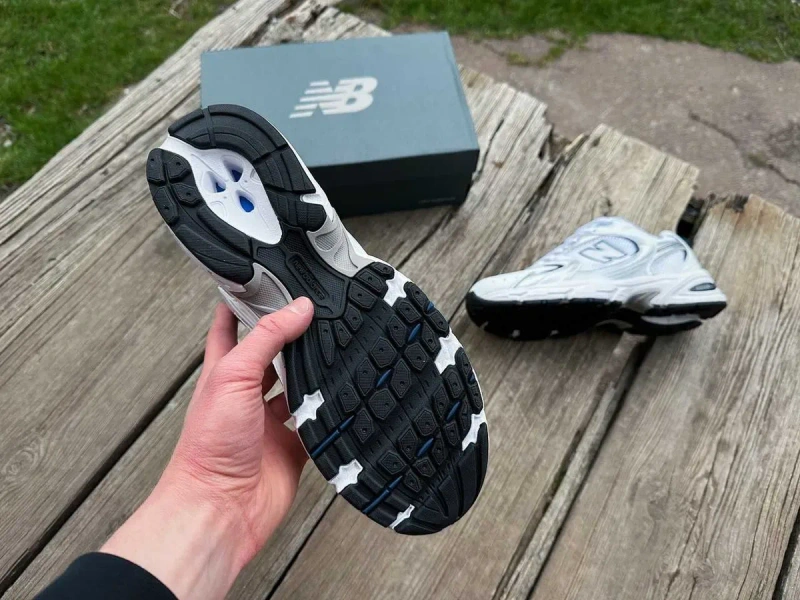 Кроссовки New Balance 530 White Navy/Кросівки NB/Чоловічі Нью Беланс — фото 8