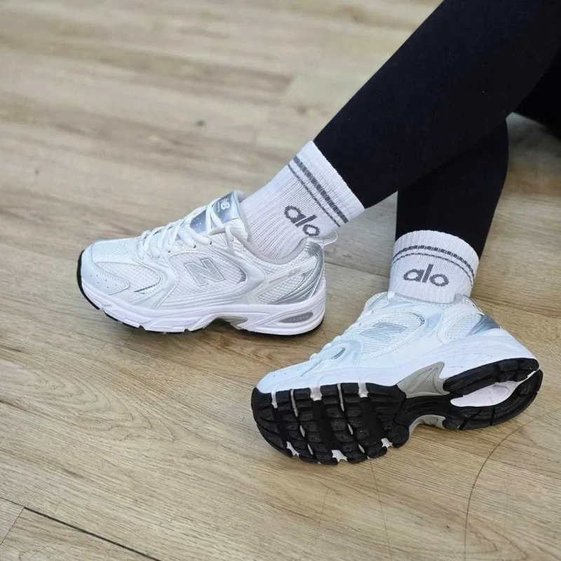 Кроссовки New Balance 530 White Silver/Кросівки NB /Жіночі Нью Беланс — фото 3