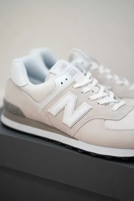 Кроссовки New Balance 574 ML574EVW бежевые Оригинал размеры 36 по 46.5 — фото 6