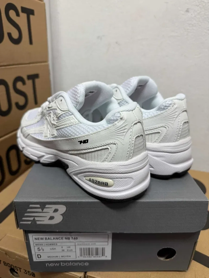 Кроссовки New balance 740 White / Нью Беленс 740 белые 36 37 38 39 40 — фото 2