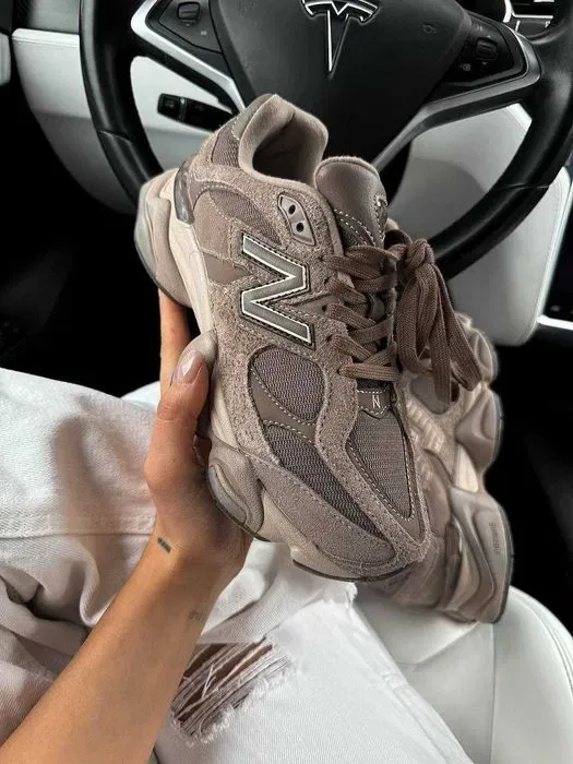 Кроссовки New Balance 9060 Beige Brown/NB Кросівки Жіночі НьюБеланс — фото 2