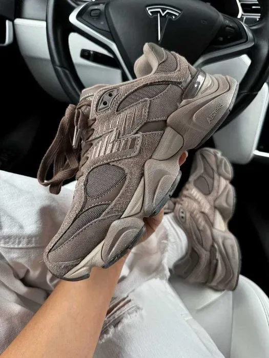Кроссовки New Balance 9060 Beige Brown/NB Кросівки Жіночі НьюБеланс — фото 3