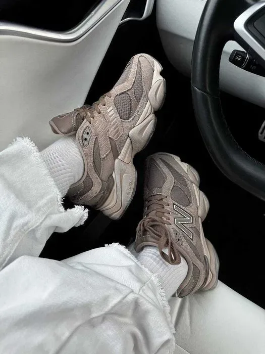 Кроссовки New Balance 9060 Beige Brown/NB Кросівки Жіночі НьюБеланс — фото 6