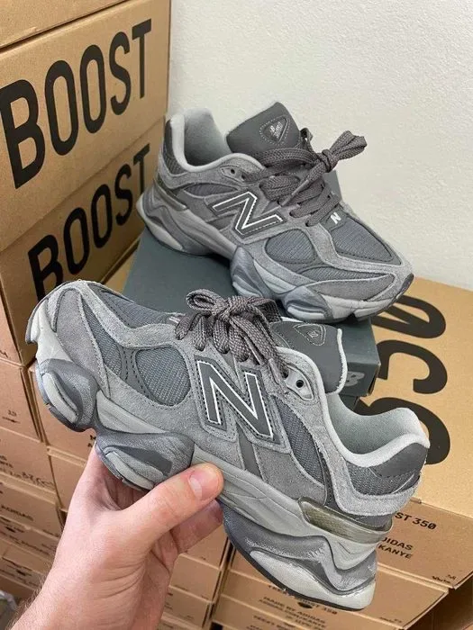 Кроссовки New Balance 9060 grey / Нью Беленс 9060 серые 37 38 39 40 41 42 43 — фото 5
