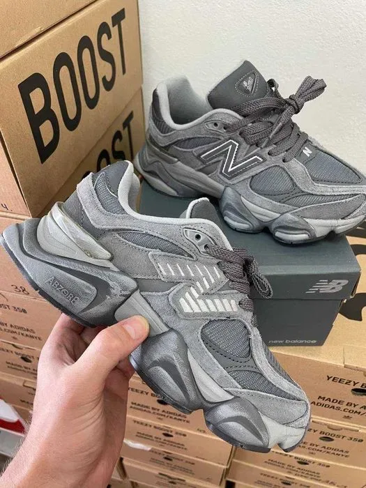 Кроссовки New Balance 9060 grey / Нью Беленс 9060 серые 37 38 39 40 41 42 43 — фото 6