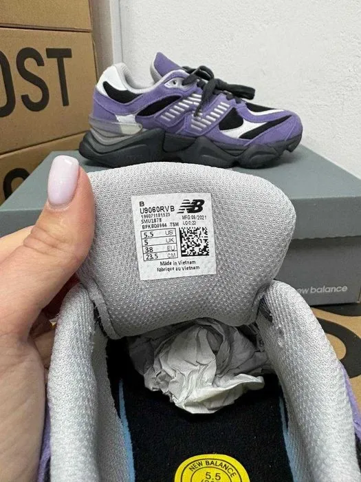 Кроссовки New Balance 9060 purple Нью Беленс 9060 фиолетовые 37 38 39 — фото 6