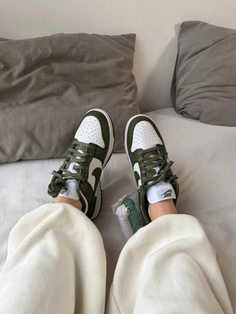Кроссовки Nike Dunk SB Khaki / Найк Данк хаки 38 39 40 41 42 43 — фото 4