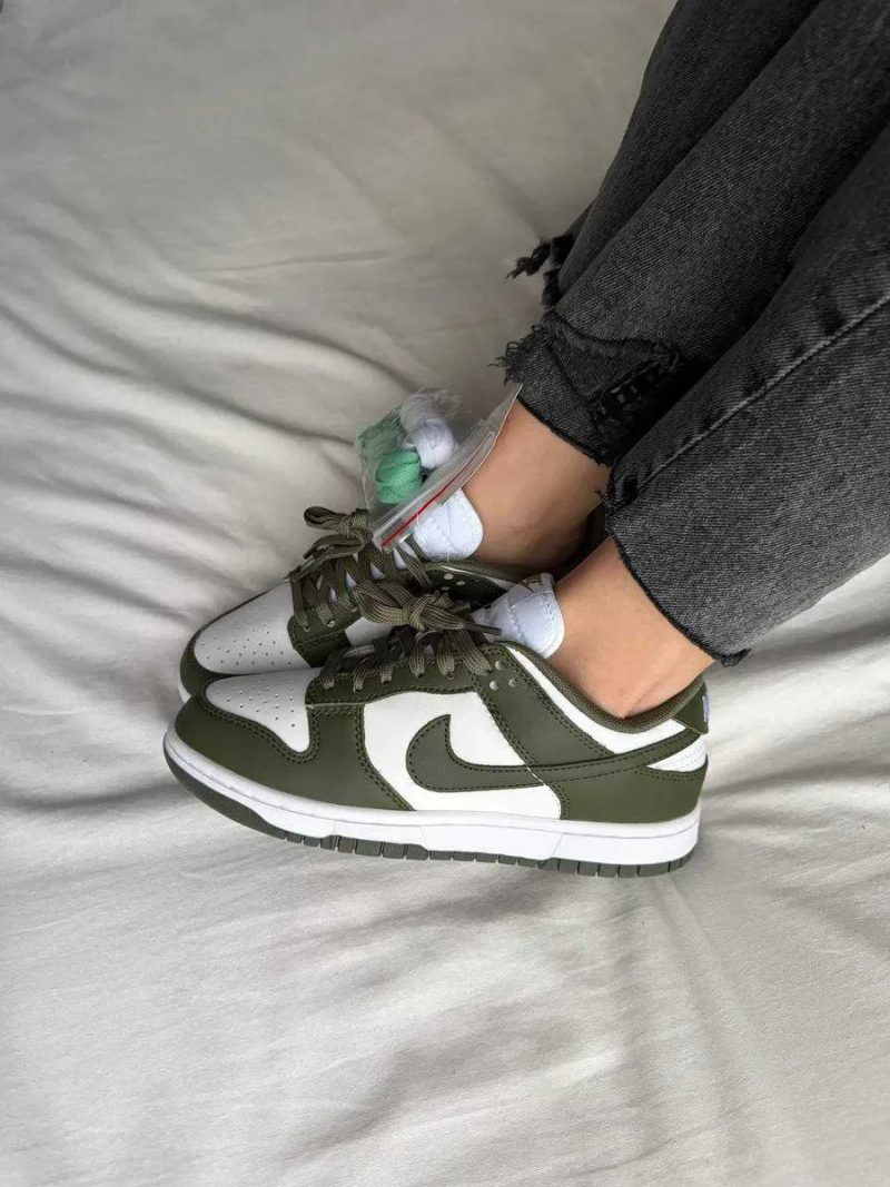 Кроссовки Nike Dunk SB Khaki / Найк Данк хаки 38 39 40 41 42 43 — фото 5