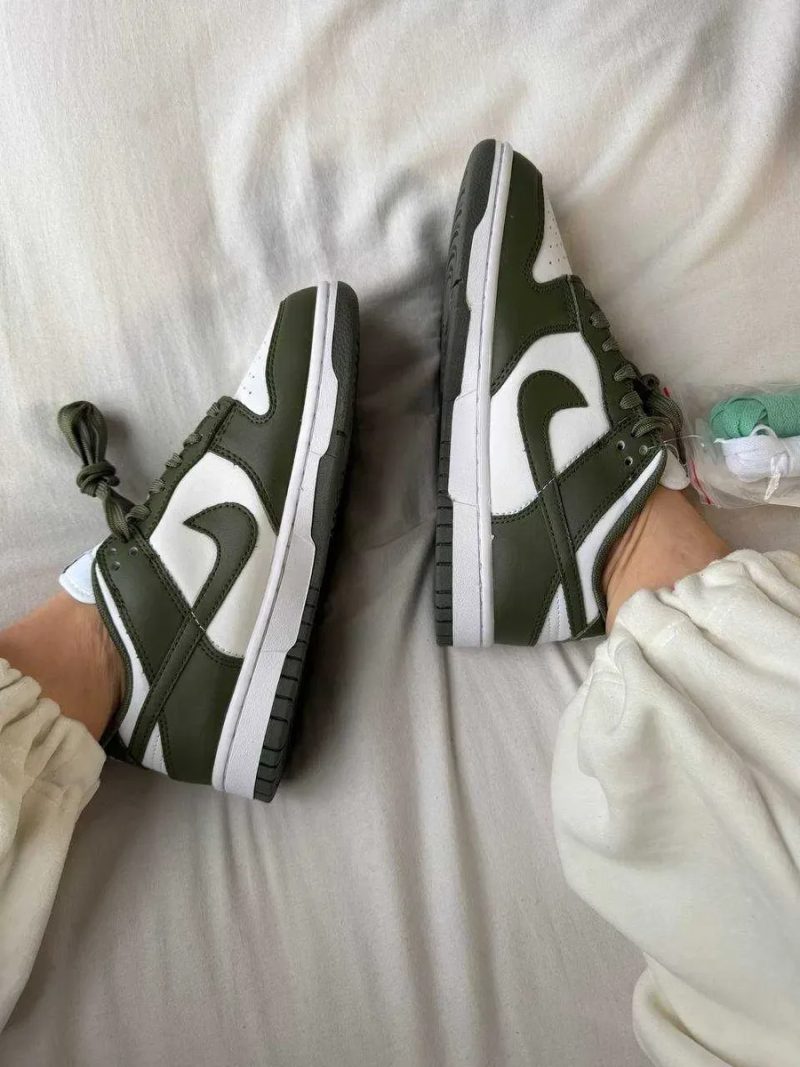 Кроссовки Nike Dunk SB Khaki / Найк Данк хаки 38 39 40 41 42 43 — фото 7