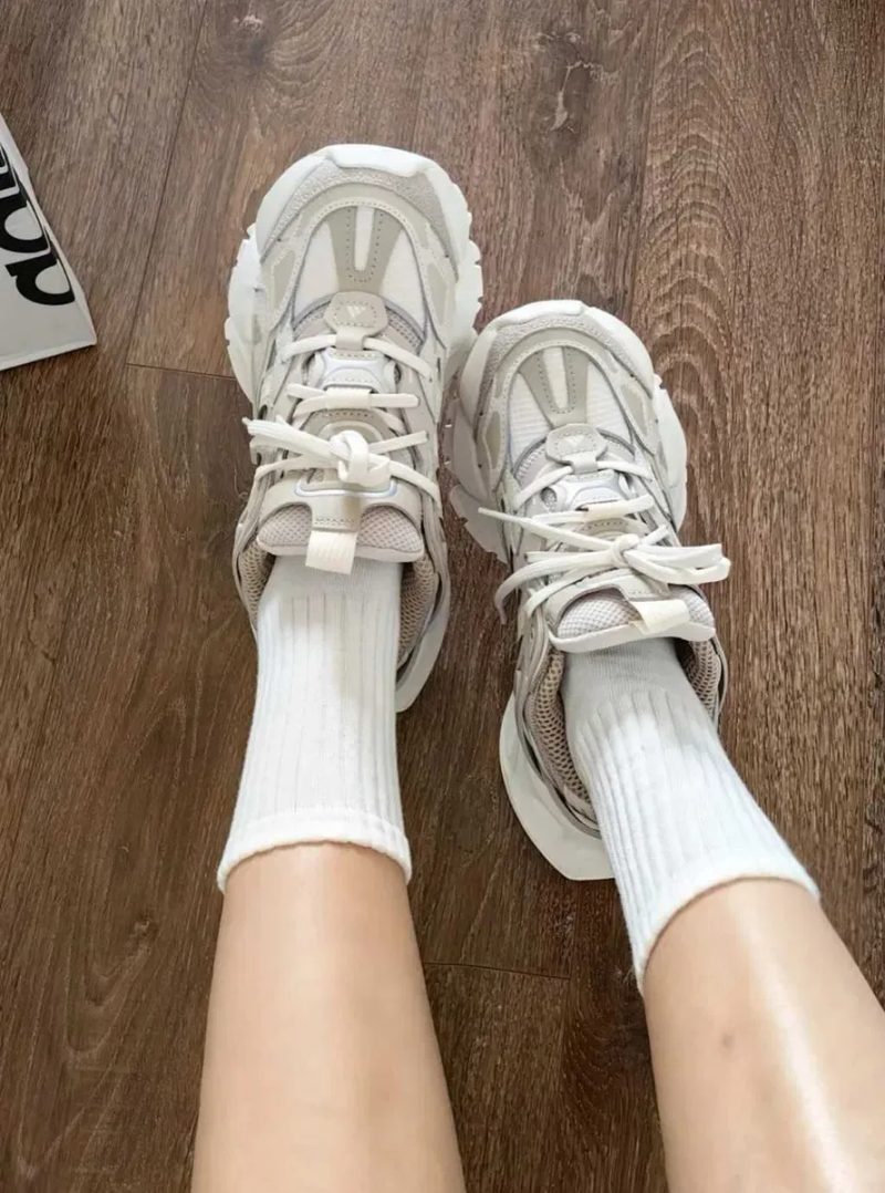 Кроссовки Женские Adidas Vento XLG Runner Deluxe Beige White/Кросівки Жіночі Венто — фото 2