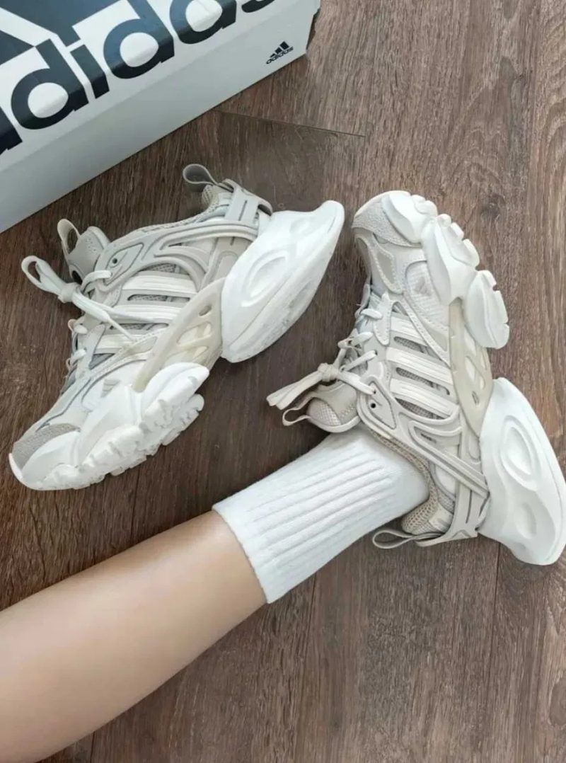 Кроссовки Женские Adidas Vento XLG Runner Deluxe Beige White/Кросівки Жіночі Венто — фото 4