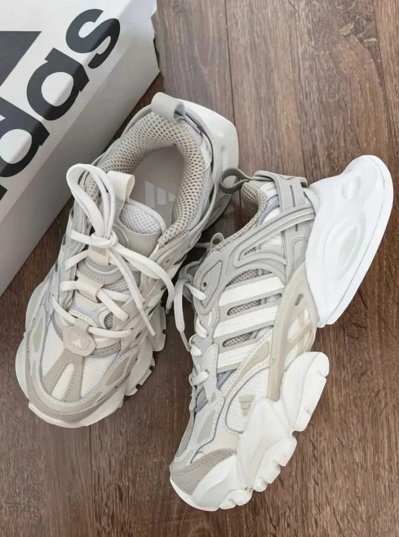 Кроссовки Женские Adidas Vento XLG Runner Deluxe Beige White/Кросівки Жіночі Венто — фото 7