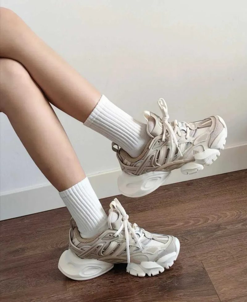 Кроссовки Женские Adidas Vento XLG Runner Deluxe Beige White/Кросівки Жіночі Венто — фото 8