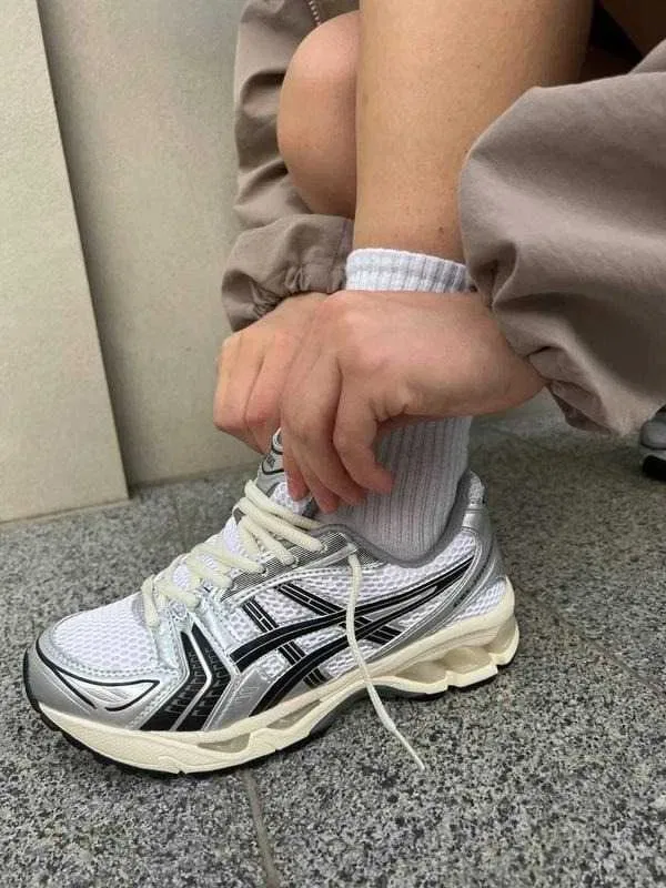 Кроссовки Женские Asics Gel-Kayano14 White Black/Жіночі Кросівки Асікс — фото 2