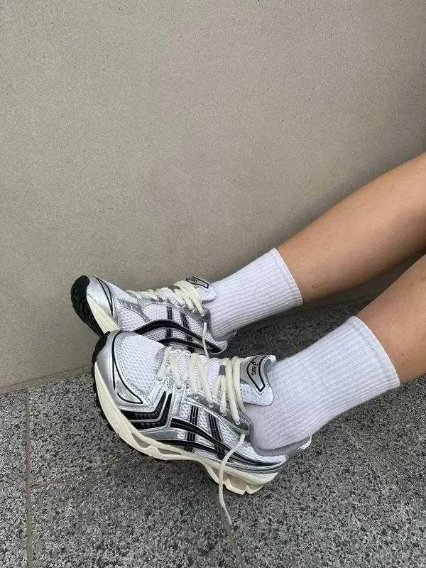Кроссовки Женские Asics Gel-Kayano14 White Black/Жіночі Кросівки Асікс — фото 4