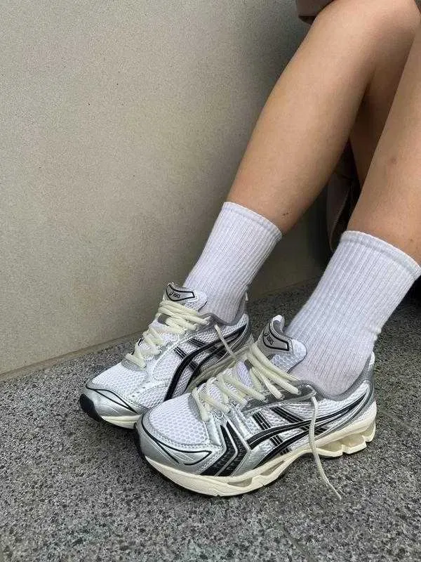 Кроссовки Женские Asics Gel-Kayano14 White Black/Жіночі Кросівки Асікс — фото 6