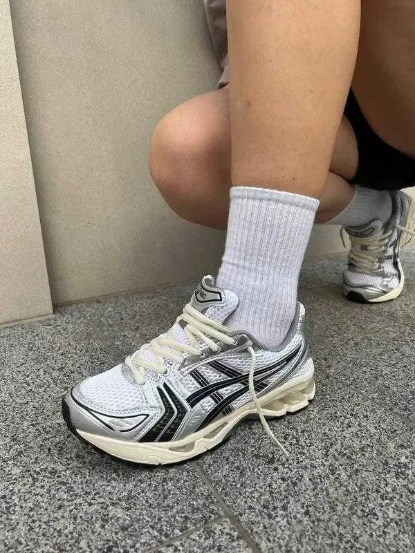 Кроссовки Женские Asics Gel-Kayano14 White Black/Жіночі Кросівки Асікс — фото 7