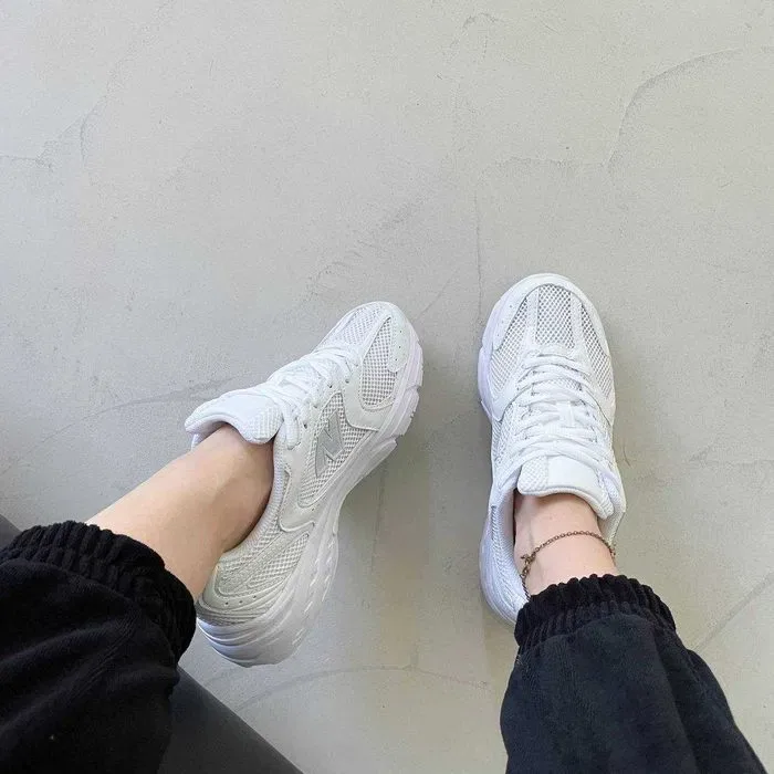 Кроссовки Женские New Balance 530 Triple White /Кросівки NB 530 Full White /Жіночі Нью Беланс White — фото 3