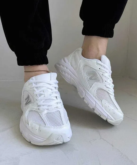 Кроссовки Женские New Balance 530 Triple White /Кросівки NB 530 Full White /Жіночі Нью Беланс White — фото 4