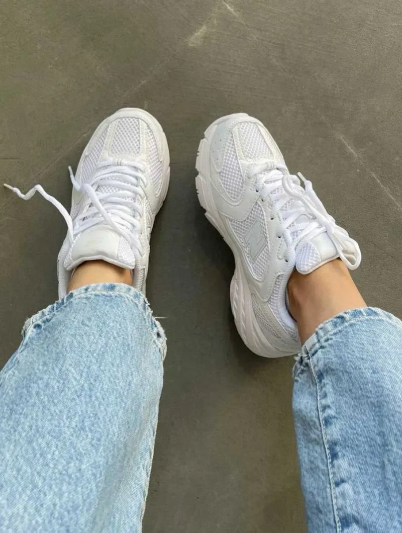 Кроссовки Женские New Balance 530 Triple White /Кросівки NB 530 Full White /Жіночі Нью Беланс White — фото 6
