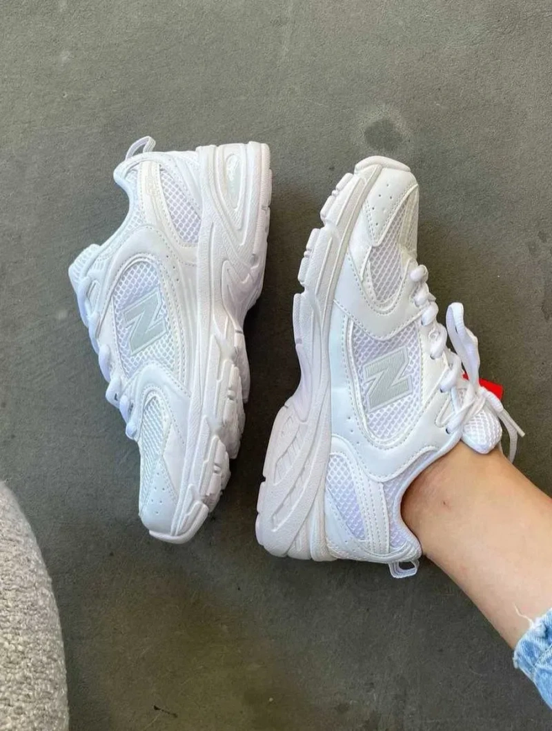 Кроссовки Женские New Balance 530 Triple White /Кросівки NB 530 Full White /Жіночі Нью Беланс White — фото 7