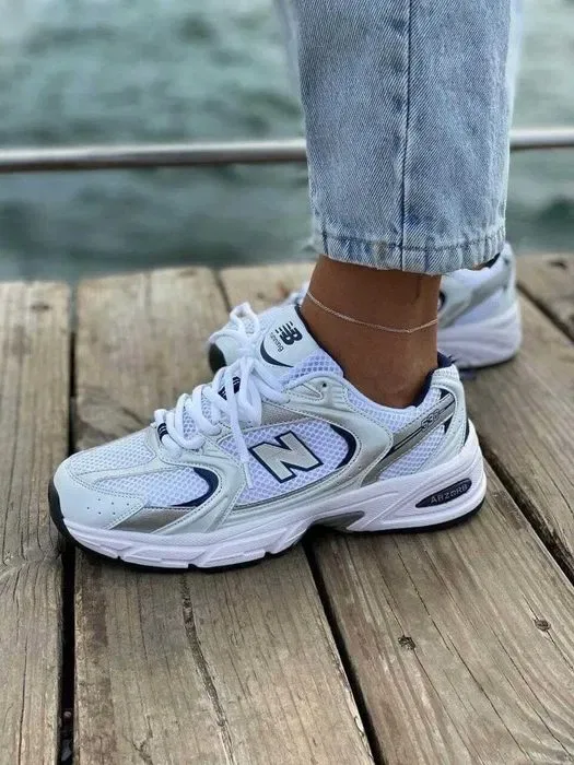 Кроссовки Женские New Balance 530 White Blue Navy/Нью Беланс/Кросівки NB — фото 2