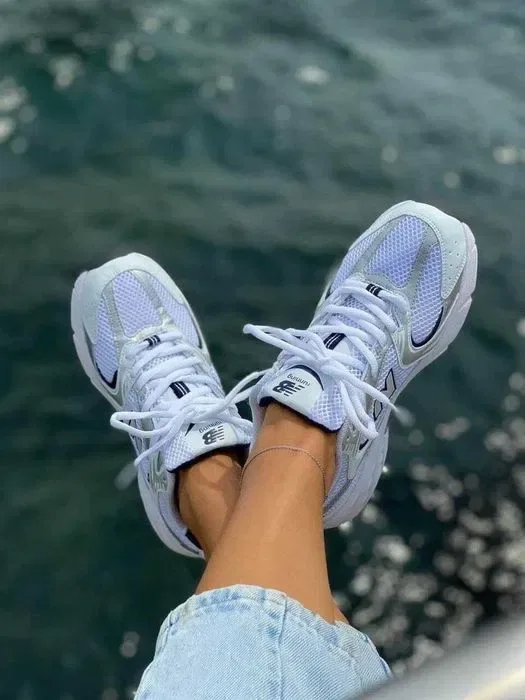 Кроссовки Женские New Balance 530 White Blue Navy/Нью Беланс/Кросівки NB — фото 4