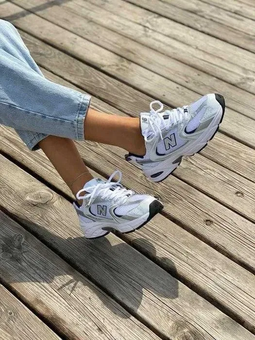 Кроссовки Женские New Balance 530 White Navy/Кросівки NB Нью Беланс — фото 2