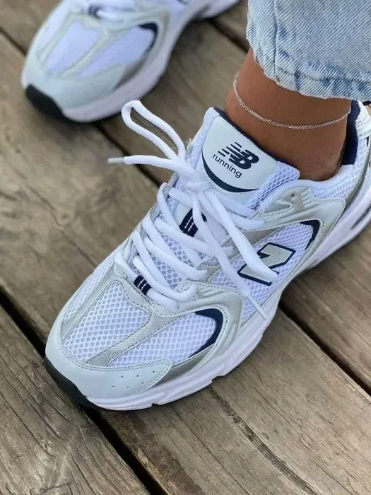 Кроссовки Женские New Balance 530 White Navy/Кросівки NB Нью Беланс — фото 3