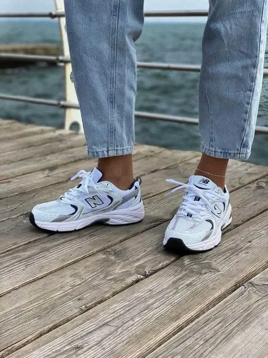 Кроссовки Женские New Balance 530 White Navy/Кросівки NB Нью Беланс — фото 6