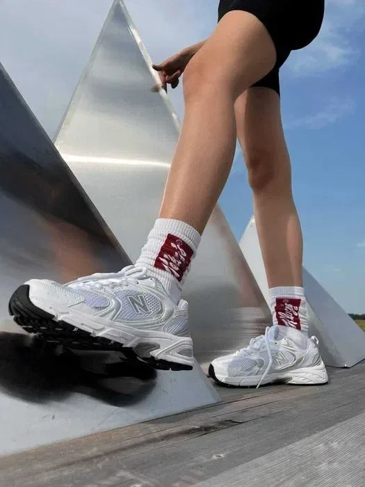 Кроссовки Женские New Balance 530 White Silver/Жіночі Кросівки Нью Беланс/NB 530 — фото 3