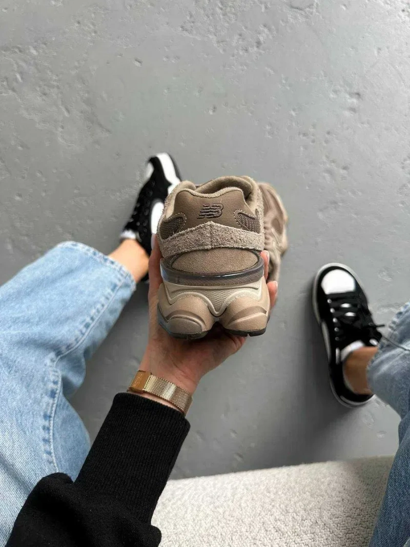 Кроссовки Женские New Balance 9060 Beige Brown/NB Кросівки НьюБеланс — фото 6