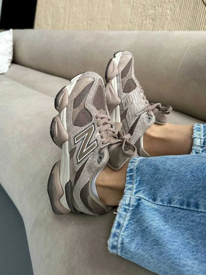 Кроссовки Женские New Balance 9060 Beige Brown/NB Кросівки НьюБеланс — фото 7