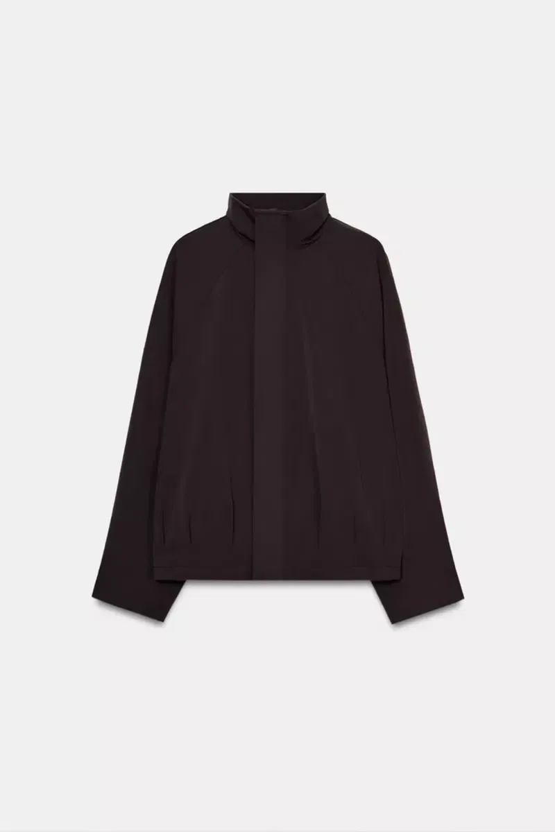 Куртка коричнева Вітрівка ветровка бомбер куртка-бомбер курточка zara зара — фото 3