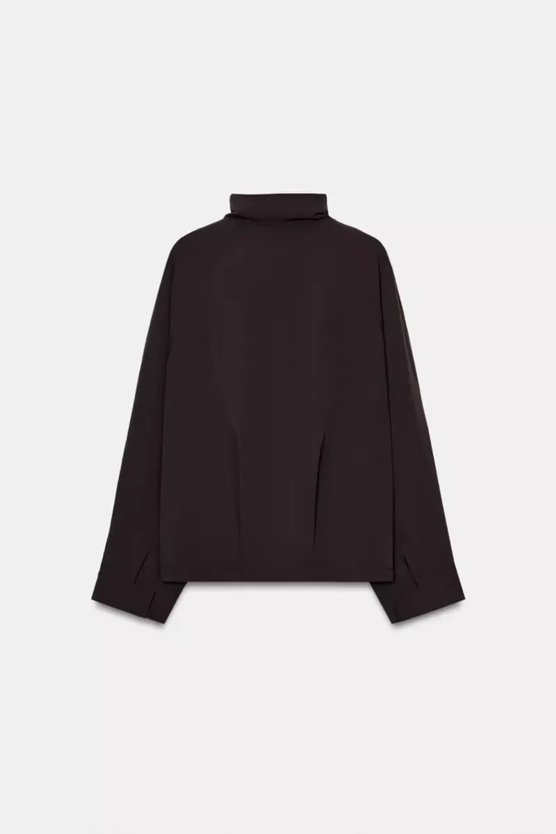 Куртка коричнева Вітрівка ветровка бомбер куртка-бомбер курточка zara зара — фото 4