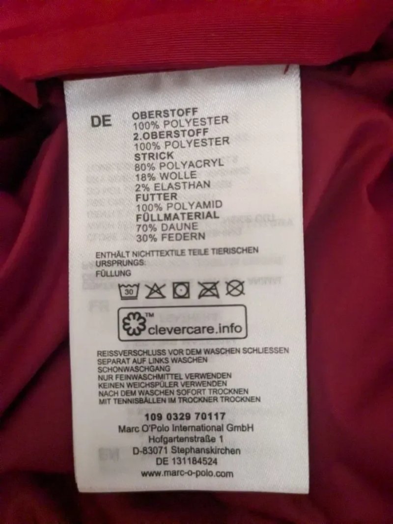 Куртка пуховик Marc O Polo, S/36 — фото 8