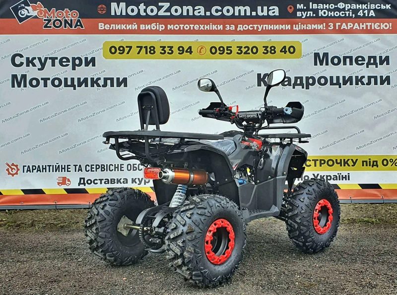 Квадрик Hunter 125cc + MP3 (black) – New Model 2026 — фото 4