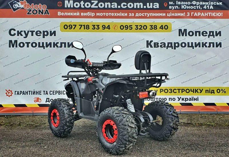 Квадрик Hunter 125cc + MP3 (black) – New Model 2026 — фото 5