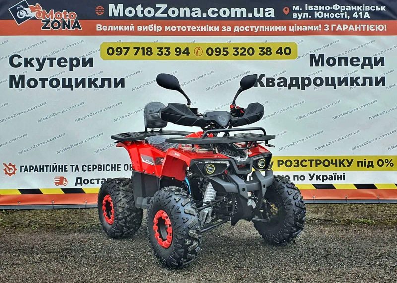 Квадрик Hunter 125cc + MP3 (black) – New Model 2026 — фото 8