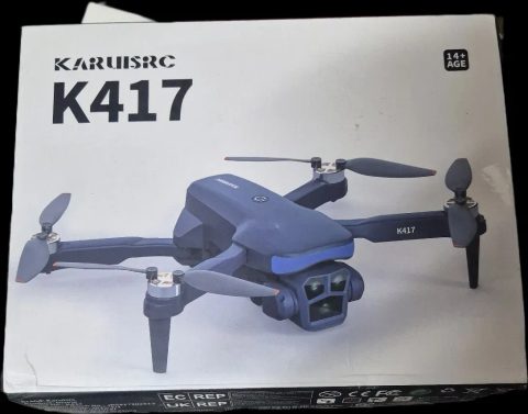 КвадрокоптерKARUISRC K417 здвома HD-камерами1080P, Wi-Fi FPV,складний дрон зпультом