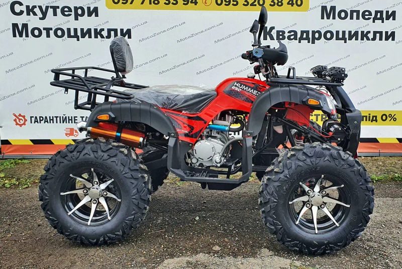Квадроцикл Humer 250cc LUX на КАРДАНІ +Лебідка +LED (free Доставка) — фото 8