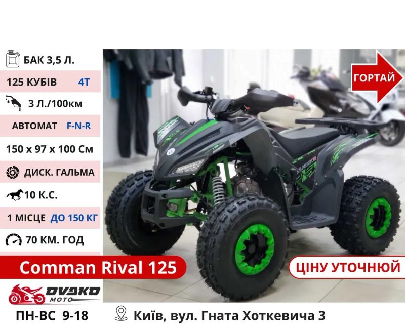 Квадроциклы Подростковые 110 125 150 cc 1000w 1500w - Forte Hunter 22 — фото 4