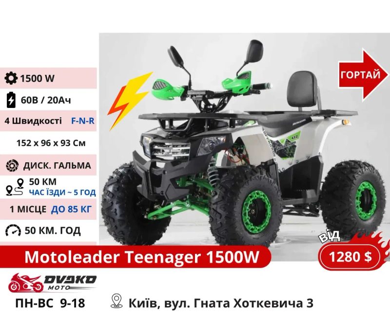 Квадроциклы Подростковые 110 125 150 cc 1000w 1500w - Forte Hunter 22 — фото 5