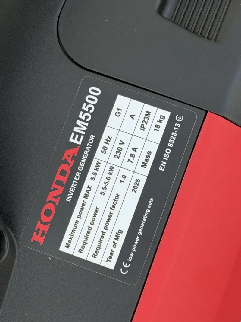 5 КВТ HONDA інверторний Генератор 5-5.5 кВт Honda EM5500CXS хонда 5кВт потужність інвертор на бензині електростанція инверторный генератор хонда 5квт — фото 5