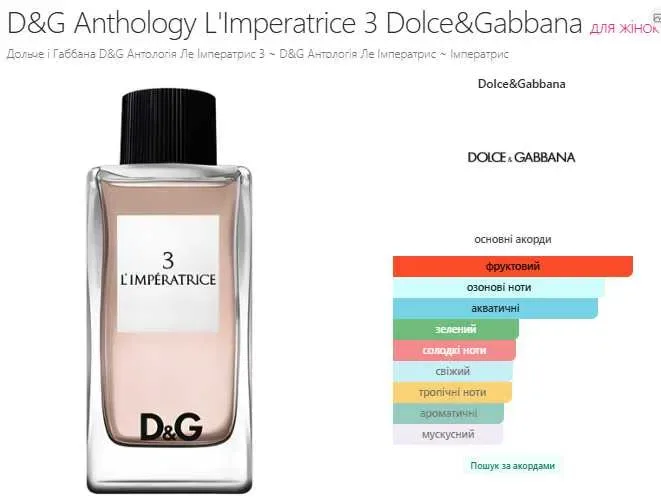 L'Imperatrice 3, Dolce & Gabbana, Eau de Toilette, парфуми, духи. — фото 5