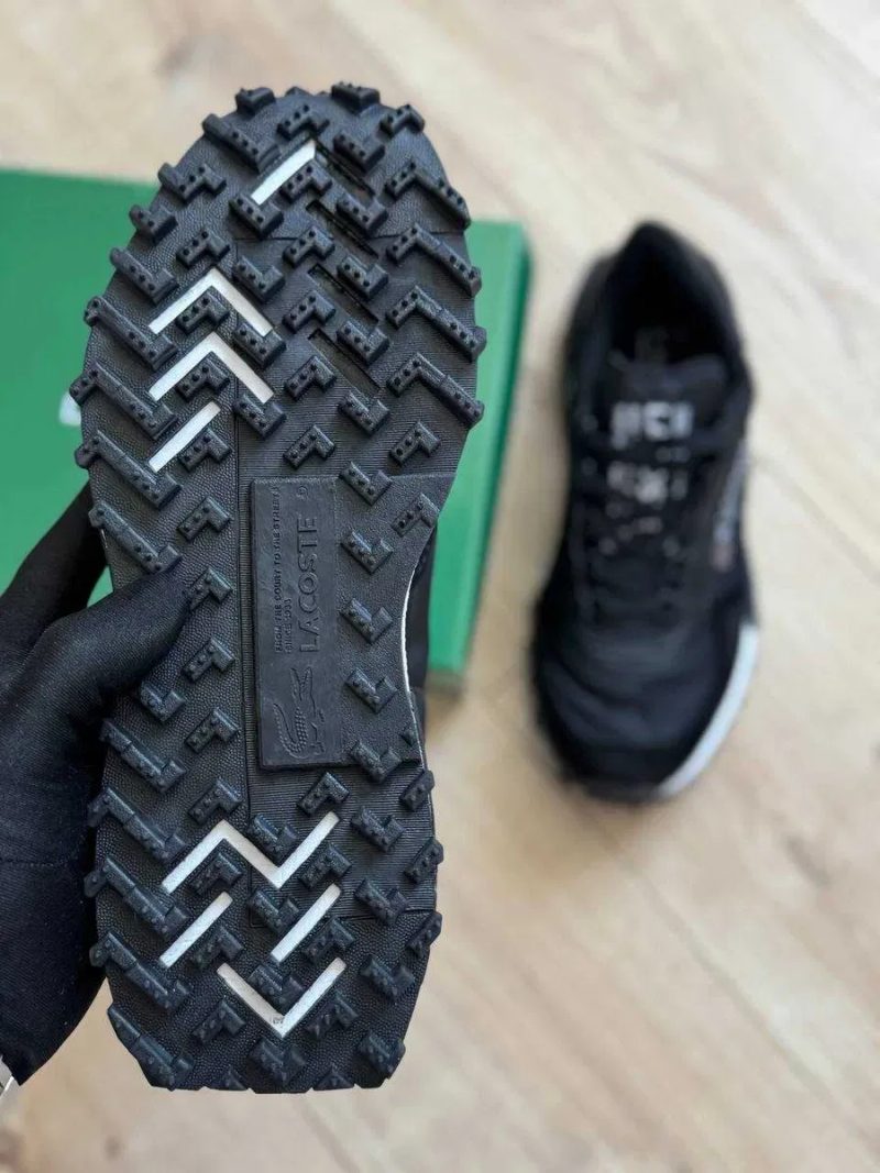 Lacoste Elite Active (Black White) Лакоста кросівки чоловічі ектів — фото 4